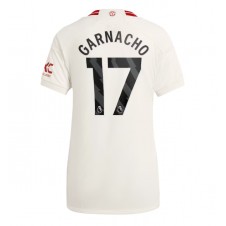 Manchester United Alejandro Garnacho #17 Tredjedrakt Kvinner 2023-24 Kortermet